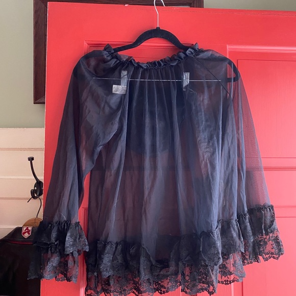 Vintage 60s lingerie sheer set small - Picture 8 of 8